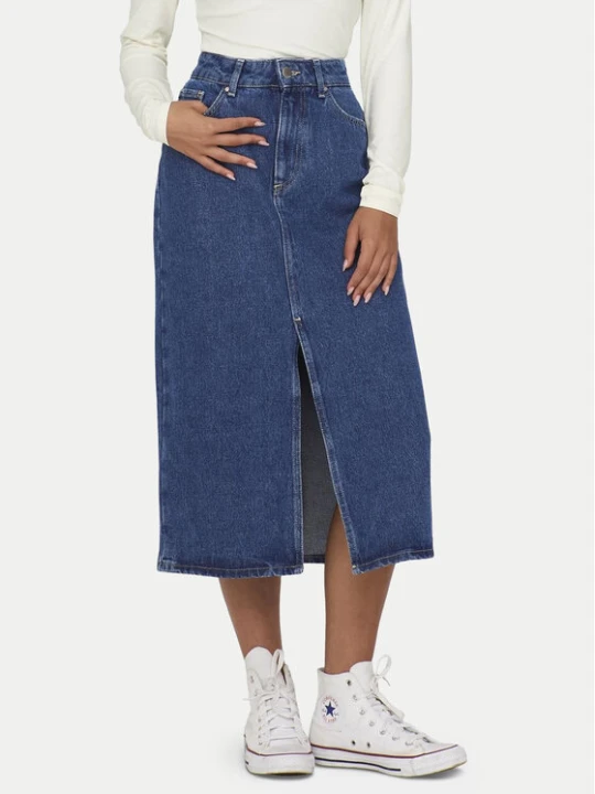 Zdjęcie produktu ONLY Spódnica jeansowa Bianca 15319268 Granatowy Regular Fit