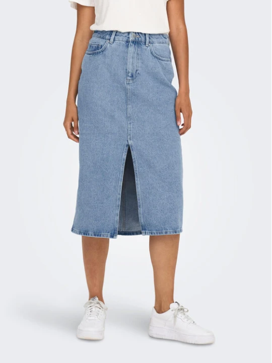 Zdjęcie produktu ONLY Spódnica jeansowa Bianca 15319268 Niebieski Regular Fit