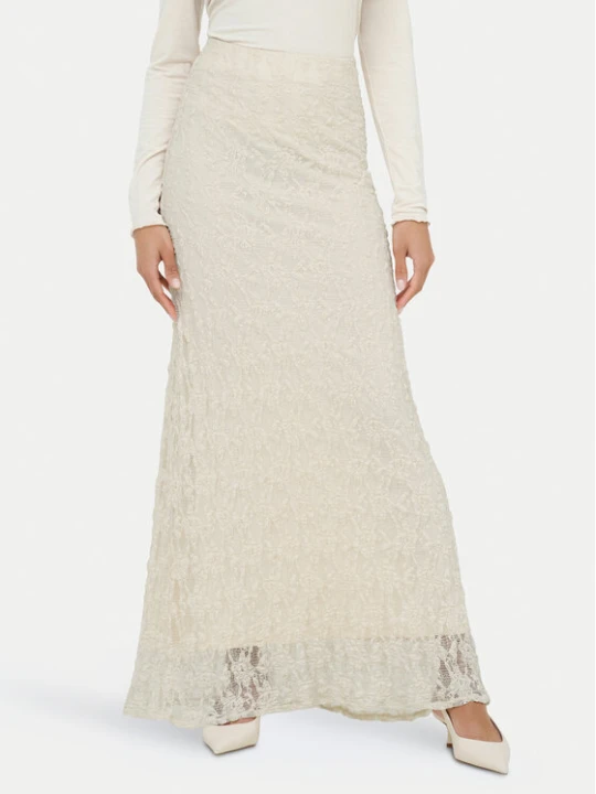Zdjęcie produktu ONLY Spódnica maxi Albina 15372797 Kremowy Slim Fit