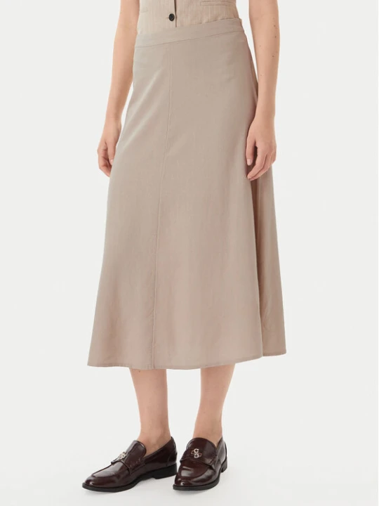 Zdjęcie produktu ONLY Spódnica midi Goa 15363690 Beżowy Regular Fit