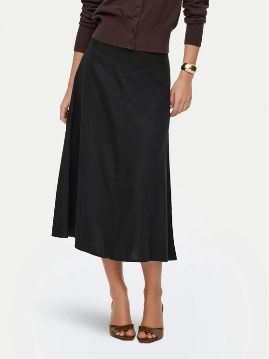 Zdjęcie produktu ONLY Spódnica midi Goa 15363690 Czarny Regular Fit