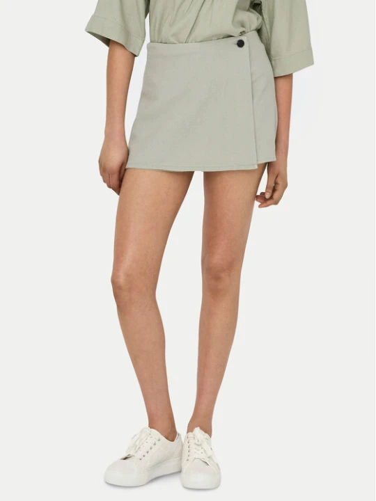 Zdjęcie produktu ONLY Spódnico-szorty Caro 15338905 Zielony Regular Fit