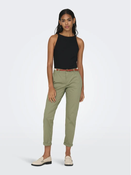 Zdjęcie produktu ONLY Spodnie materiałowe 15218519 Zielony Regular Fit