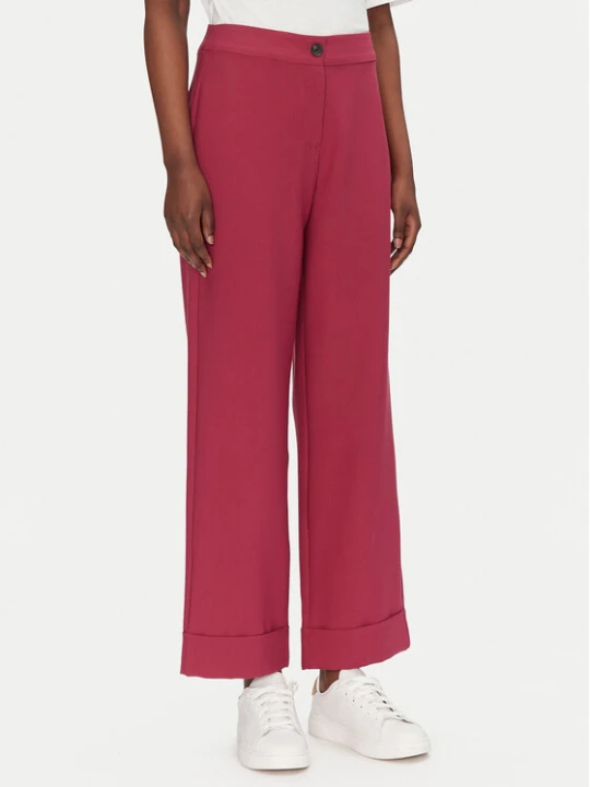 Zdjęcie produktu ONLY Spodnie materiałowe Casey 15338822 Fioletowy Cropped Fit
