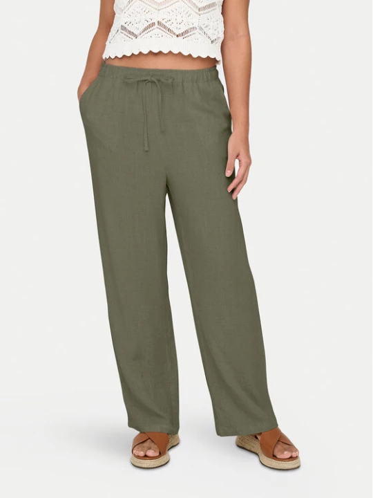 Zdjęcie produktu ONLY Spodnie materiałowe Siesta 15322263 Zielony Straight Fit