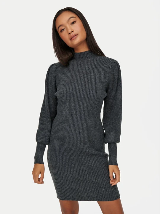 Zdjęcie produktu ONLY Sukienka dzianinowa Katia 15232502 Szary Comfort Fit