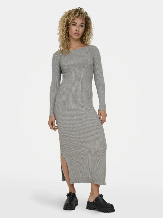 Zdjęcie produktu ONLY Sukienka dzianinowa Katia 15324649 Szary Slim Fit