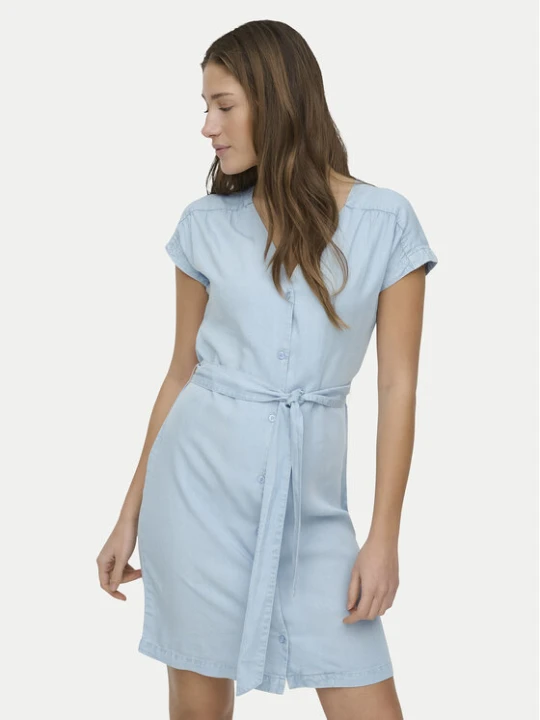 Zdjęcie produktu ONLY Sukienka jeansowa Charis 15363972 Niebieski jasny Regular Fit