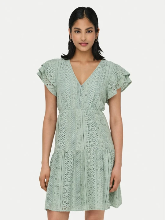 Zdjęcie produktu ONLY Sukienka letnia Helena 15303058 Zielony jasny Regular Fit