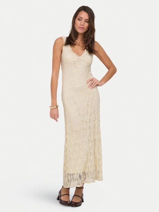 Zdjęcie produktu ONLY Sukienka wieczorowa Albina 15372795 Kremowy Regular Fit