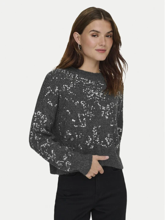 Zdjęcie produktu ONLY Sweter Alta 15353230 Szary Regular Fit