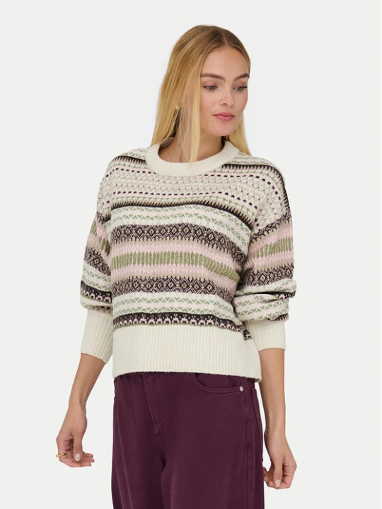 Zdjęcie produktu ONLY Sweter Arianne 15285832 Beżowy Regular Fit