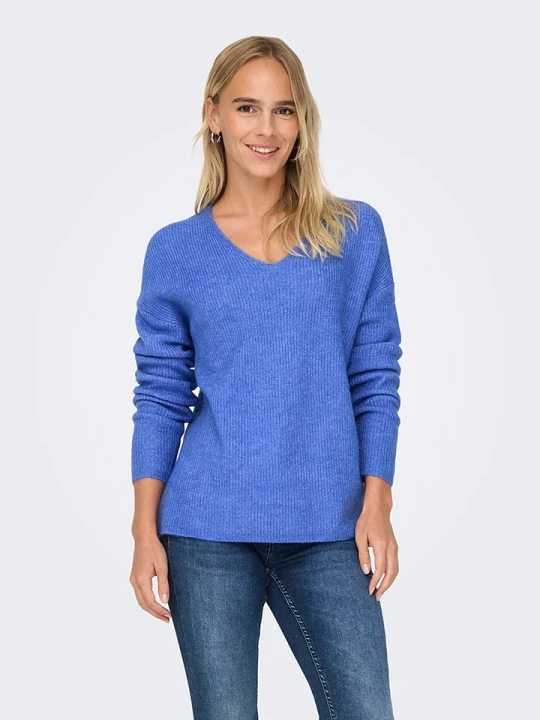 Zdjęcie produktu ONLY Sweter "Camilla" w kolorze niebieskim rozmiar: S