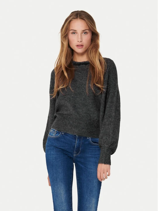 Zdjęcie produktu ONLY Sweter Elsa 15210667 Szary Regular Fit