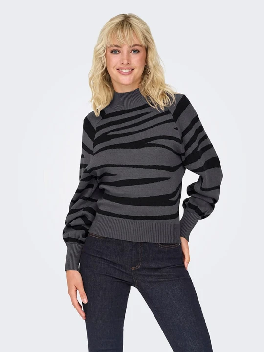 Zdjęcie produktu ONLY Sweter "Frida" w kolorze antracytowo-czarnym rozmiar: XL