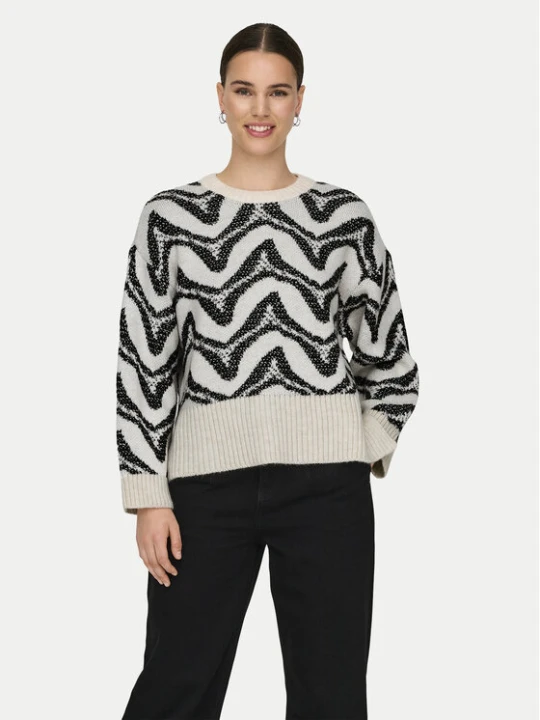 Zdjęcie produktu ONLY Sweter Jane 15332157 Beżowy Regular Fit