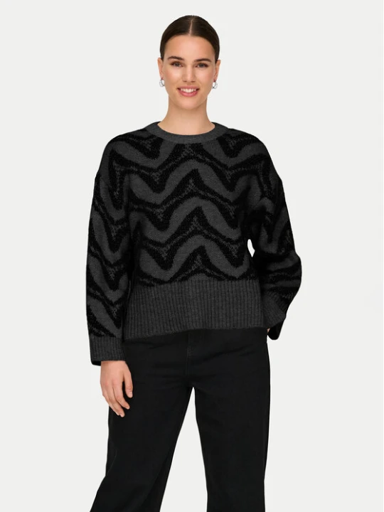 Zdjęcie produktu ONLY Sweter Jane 15332157 Szary Regular Fit