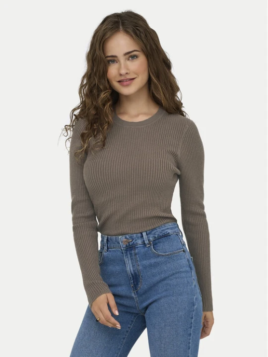 Zdjęcie produktu ONLY Sweter Louisa 15344579 Brązowy Slim Fit