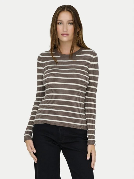 Zdjęcie produktu ONLY Sweter Louisa 15344579 Brązowy Slim Fit