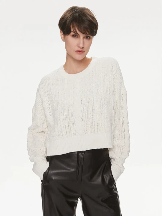 Zdjęcie produktu ONLY Sweter Malena 15309262 Biały Regular Fit