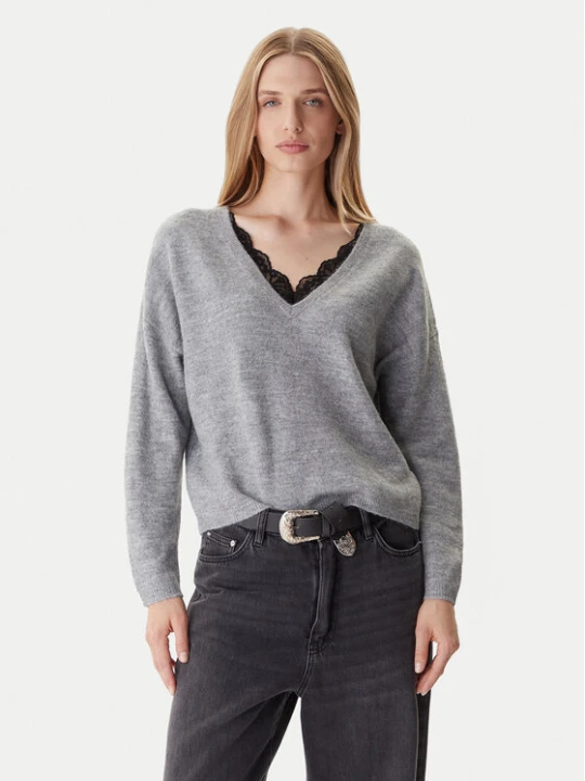 Zdjęcie produktu ONLY Sweter Manifesta 15329229 Szary Regular Fit