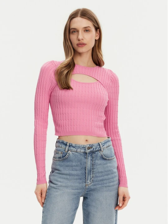 Zdjęcie produktu ONLY Sweter Meddi 15339582 Różowy Cropped Fit