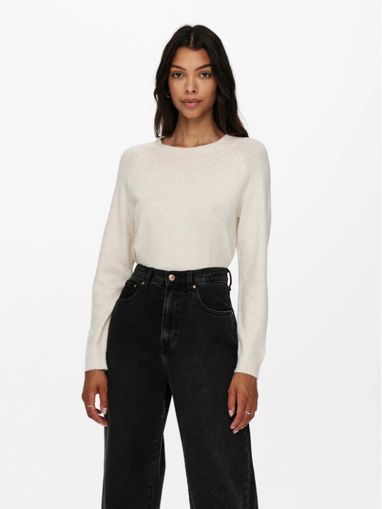 Zdjęcie produktu ONLY Sweter Rica 15204279 Beżowy Regular Fit