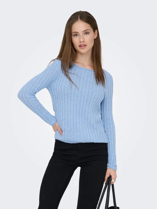Zdjęcie produktu ONLY Sweter w kolorze błękitnym rozmiar: XS