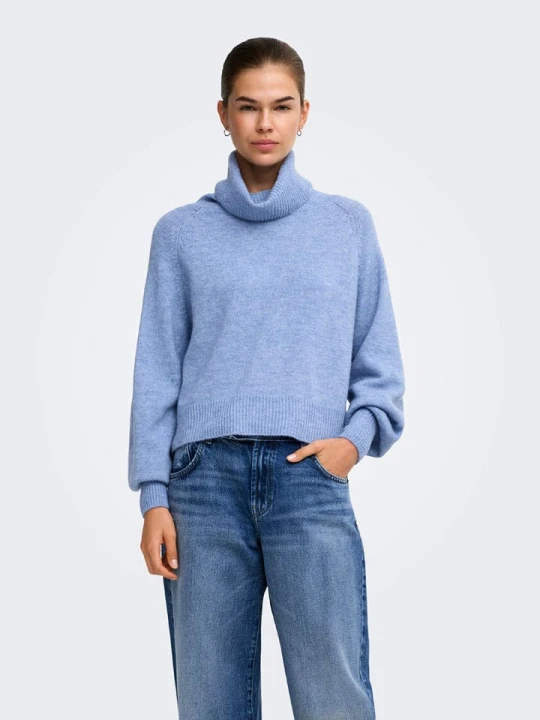 Zdjęcie produktu ONLY Sweter w kolorze błękitnym rozmiar: XS