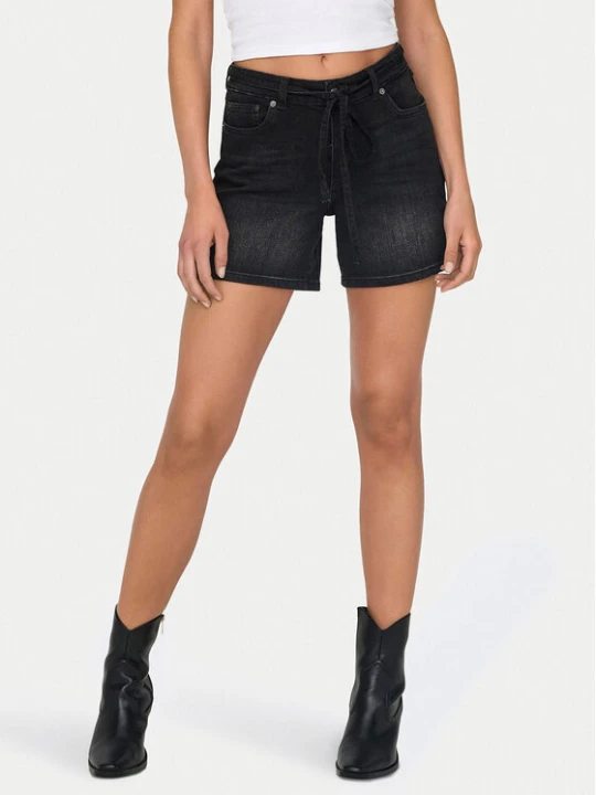 Zdjęcie produktu ONLY Szorty jeansowe Gianna 15340706 Czarny Regular Fit