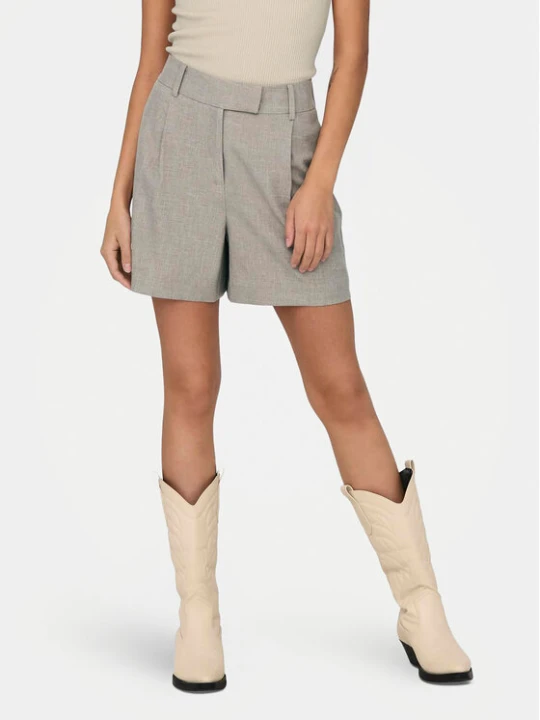 Zdjęcie produktu ONLY Szorty materiałowe Linda 15283727 Szary Wide Leg