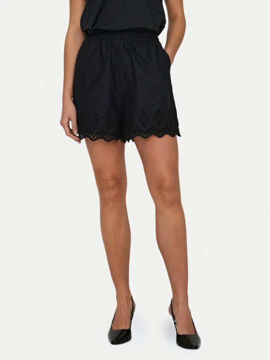 Zdjęcie produktu ONLY Szorty materiałowe Lou 15313167 Czarny Loose Fit