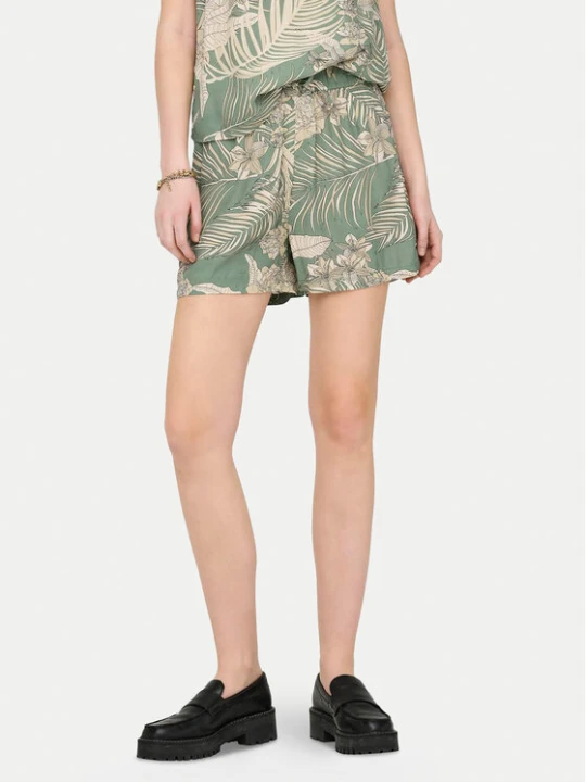 Zdjęcie produktu ONLY Szorty materiałowe Palina 15324504 Zielony Regular Fit