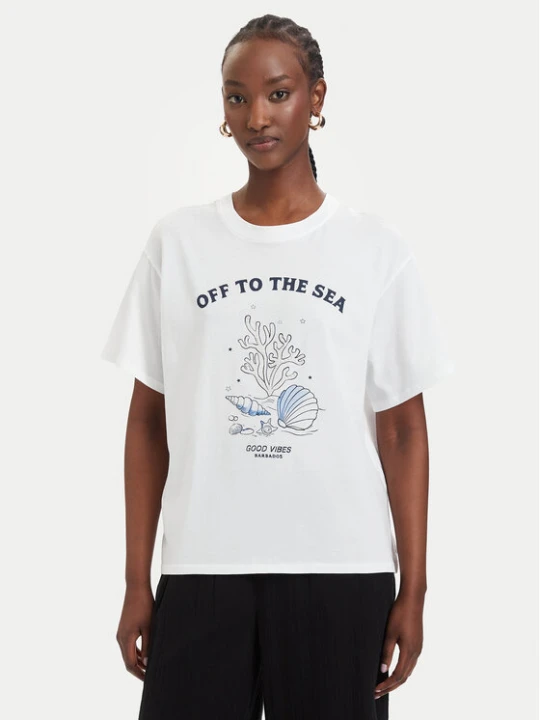 Zdjęcie produktu ONLY T-Shirt Celine 15374989 Biały Regular Fit