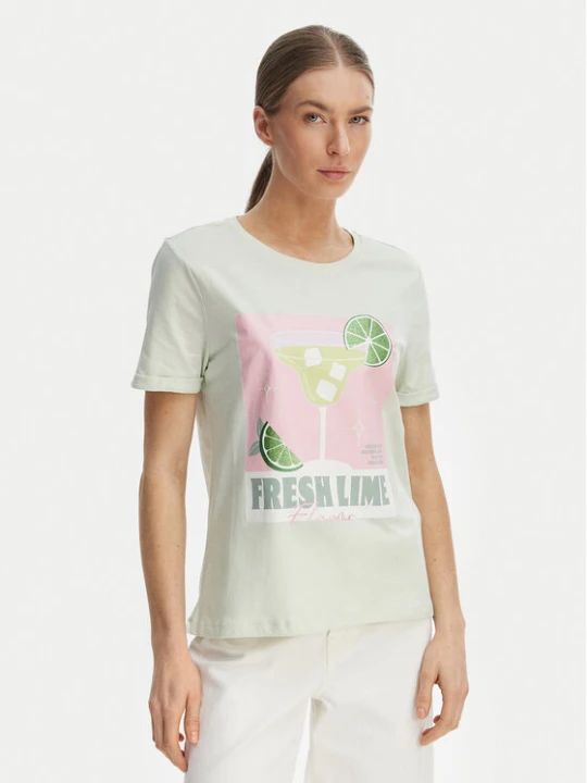 Zdjęcie produktu ONLY T-Shirt Kita 15291465 Zielony Regular Fit