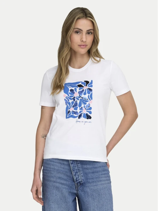 Zdjęcie produktu ONLY T-Shirt Kita 15367568 Biały Regular Fit