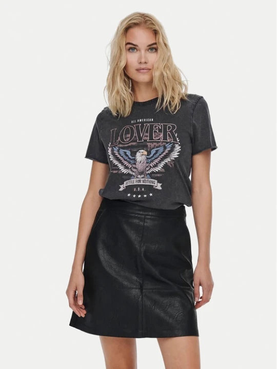 Zdjęcie produktu ONLY T-Shirt Lucy 15215721 Czarny Regular Fit