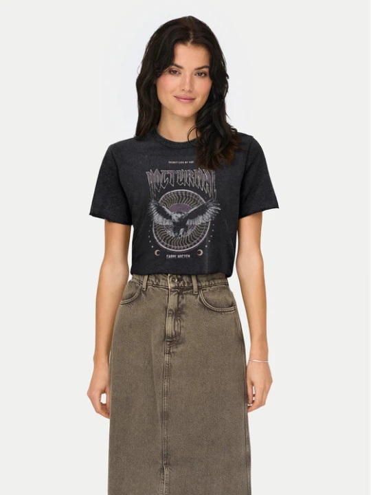 Zdjęcie produktu ONLY T-Shirt Lucy 15215721 Czarny Regular Fit