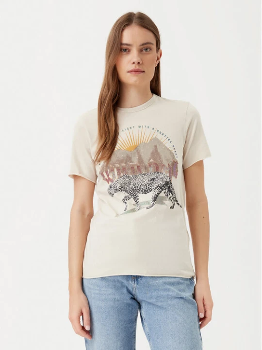 Zdjęcie produktu ONLY T-Shirt Lucy 15307412 Beżowy Regular Fit
