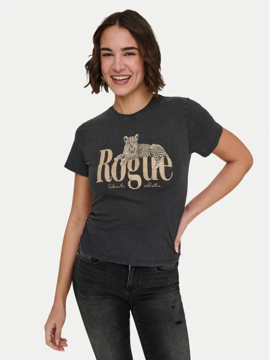 Zdjęcie produktu ONLY T-Shirt Lucy 15346760 Czarny Regular Fit