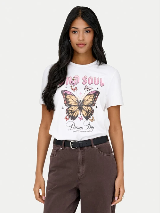 Zdjęcie produktu ONLY T-Shirt Lucy 15366031 Biały Loose Fit
