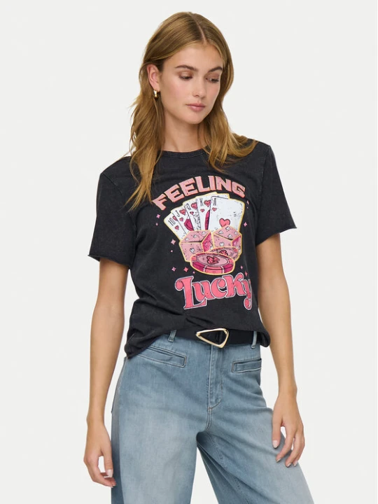 Zdjęcie produktu ONLY T-Shirt Lucy 15366031 Czarny Loose Fit