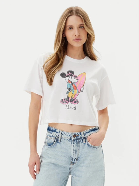 Zdjęcie produktu ONLY T-Shirt Mickey Minnie 15348126 Biały Regular Fit