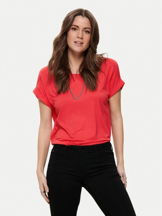 Zdjęcie produktu ONLY T-Shirt Moster 15106662 Czerwony Regular Fit