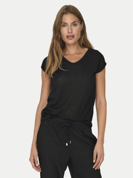 Zdjęcie produktu ONLY T-Shirt Silvery 15136069 Czarny Loose Fit