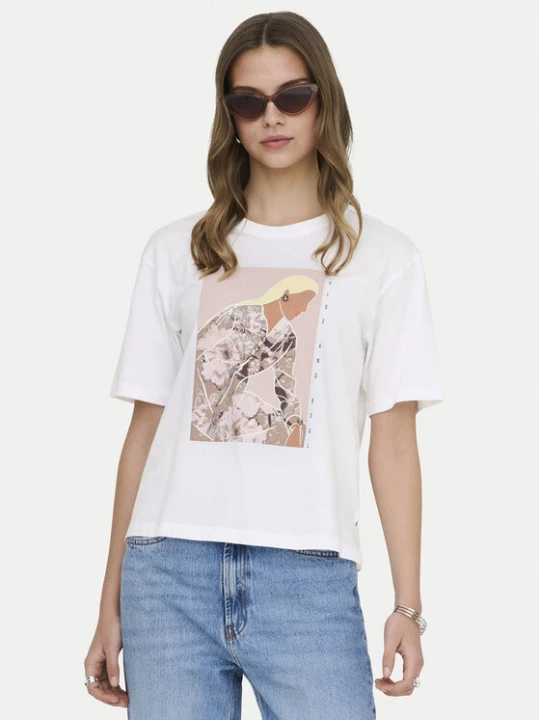Zdjęcie produktu ONLY T-Shirt Susan 15372179 Biały Regular Fit