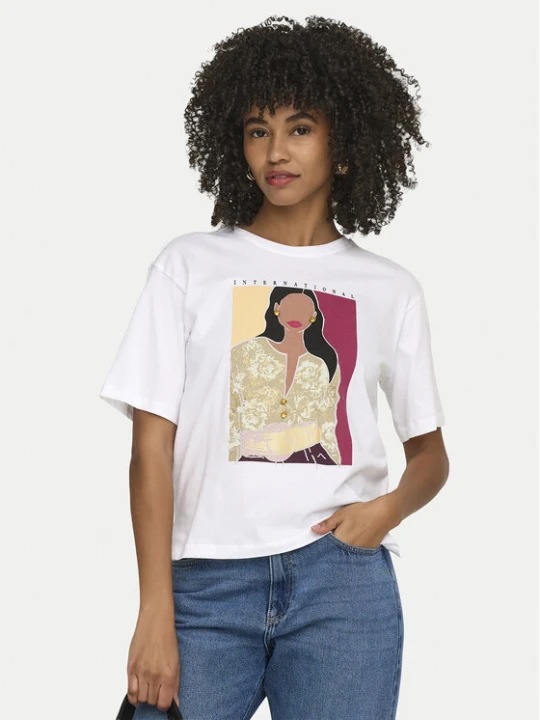 Zdjęcie produktu ONLY T-Shirt Susan 15372179 Biały Regular Fit