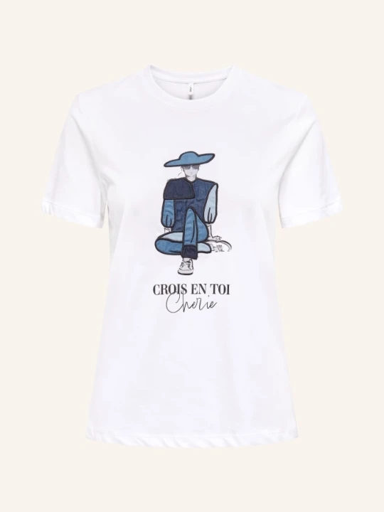 Zdjęcie produktu Only T-Shirt weiss biały