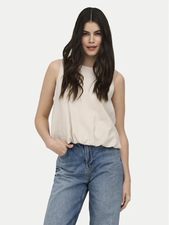 Zdjęcie produktu ONLY Top Aris 15364287 Beżowy Loose Fit