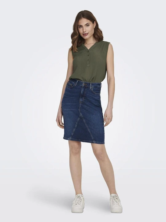 Zdjęcie produktu ONLY Top "Jette" w kolorze khaki rozmiar: 34